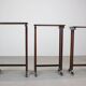 Art Deco Nesting Tables in Mahogany Veneer, 1930s, Czechoslovakia