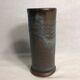 Roll former enamelled terracotta vase signed Ludovic
