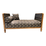 Art Deco chaise longue bench