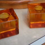 Pair of candle holders