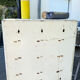 Vintage white metal medicine cabinet