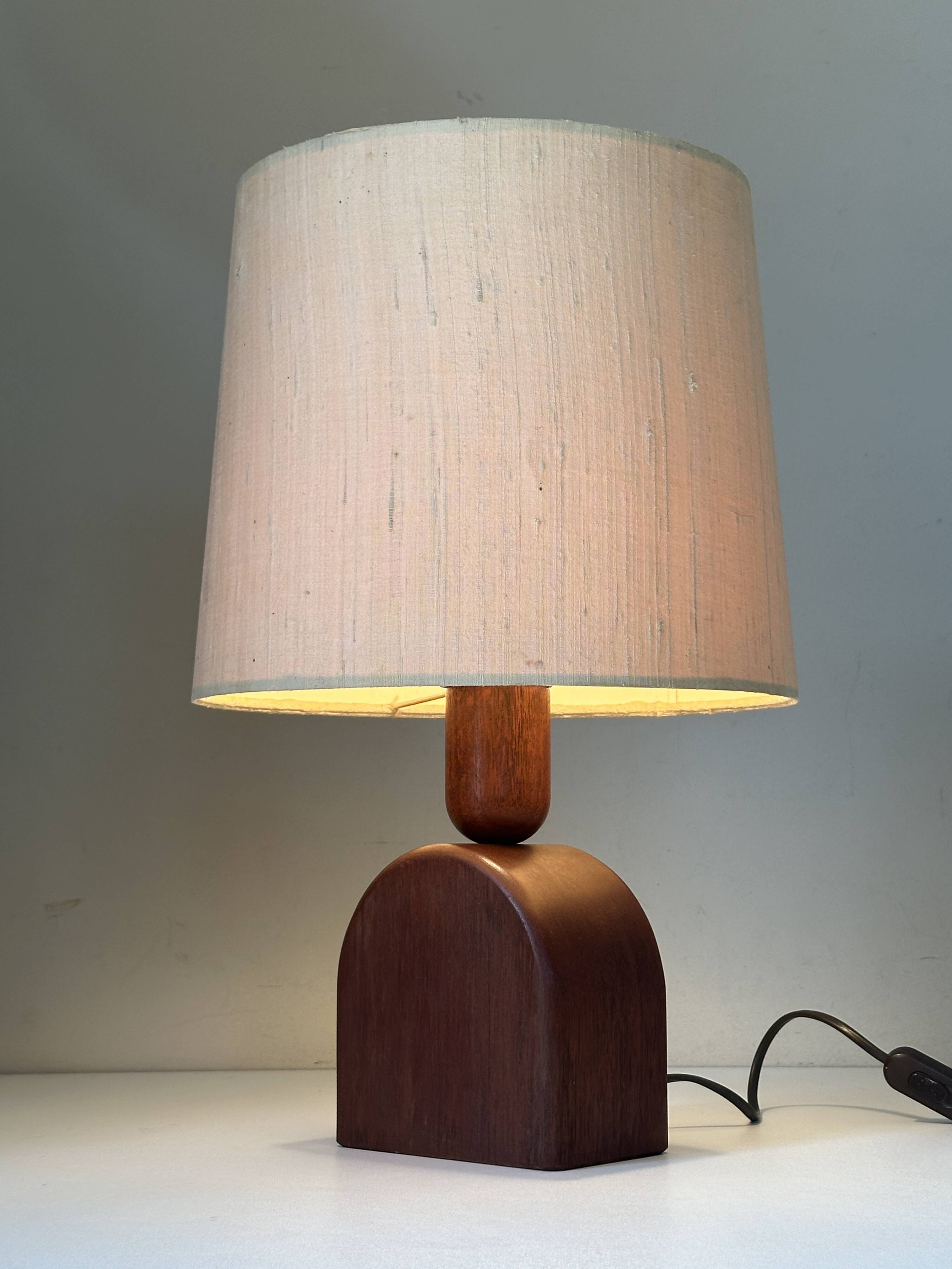 Vintage teak lamp, 60s design
