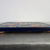 Longwy cloisonné enamel trivets