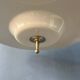 Suspension Space Age UFO blue flying saucer
