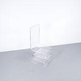 Imposing plexiglass chair from the 70's