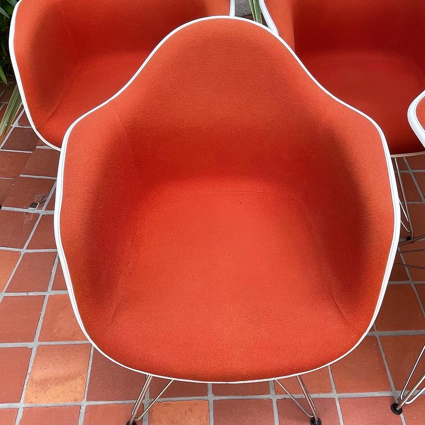 Set of 4 Dar armchairs by Charles and Ray Eames 1950s