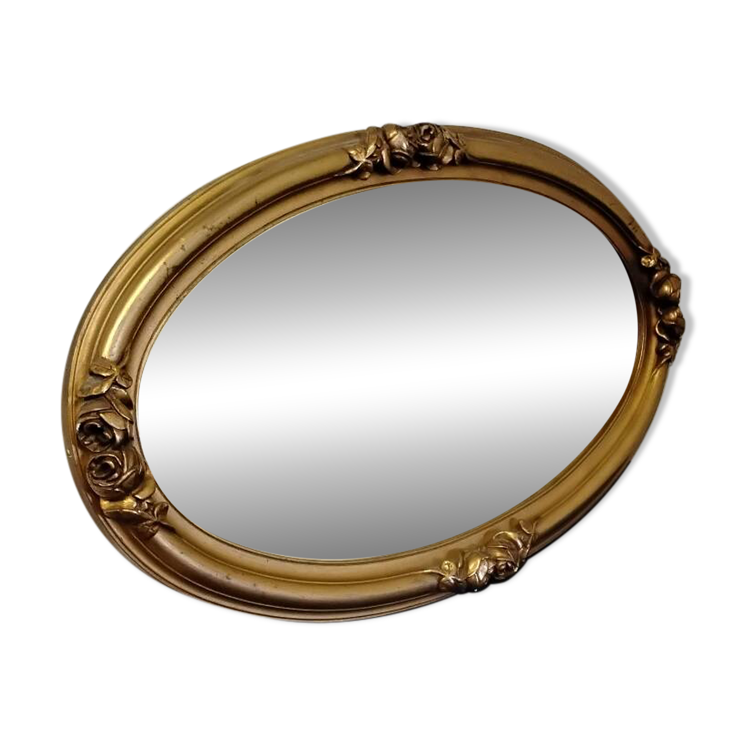 Antique oval mirrors