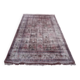 Handmade silk cashmere rug 173x120cm