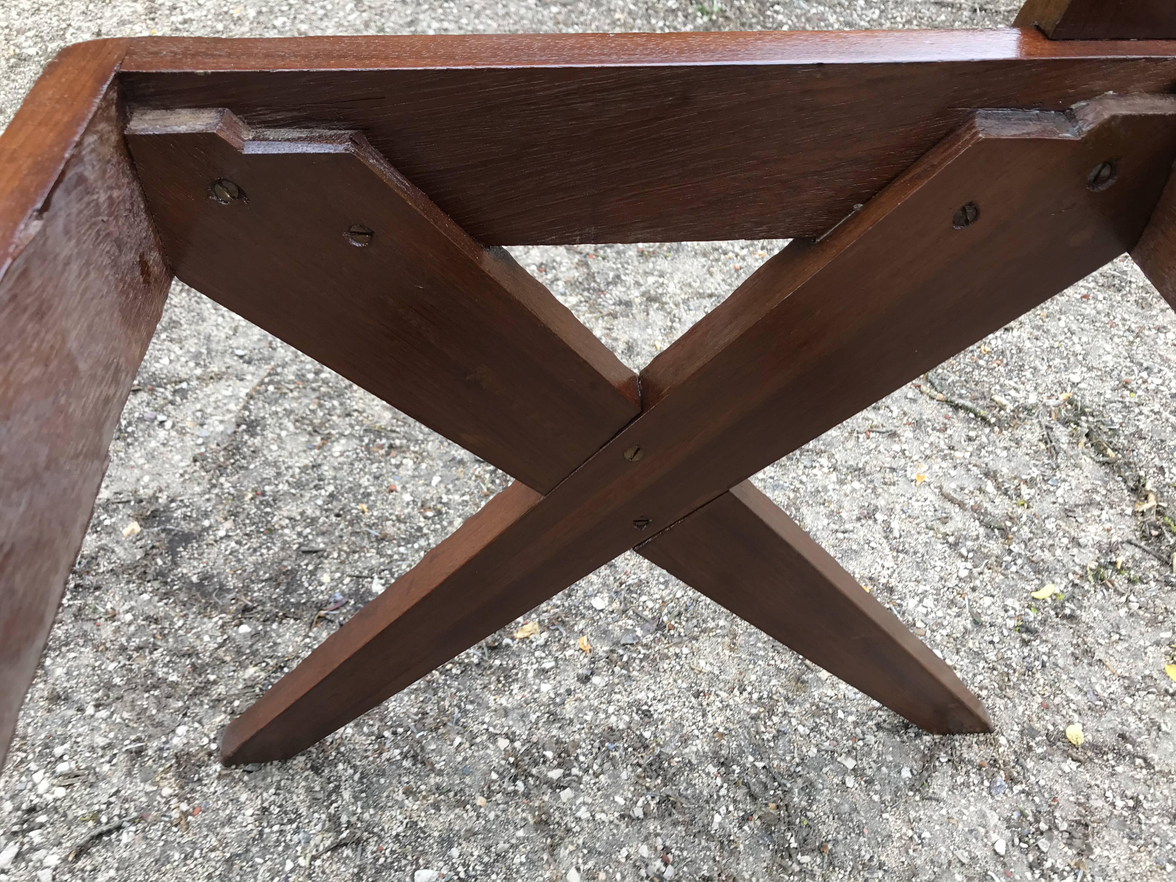 Suite of 6 wooden chairs  1940/1950