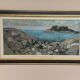 Huile su toile suédoise – “Côte” par Bertil Wahlberg – Vintage et encadrée