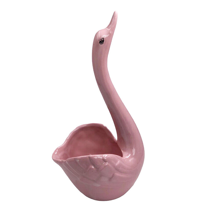 Vintage swan pot cache