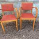 Paire de fauteuils bridge
