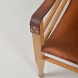 Danish Safari chair by Aage Bruun & Søn, 1950s