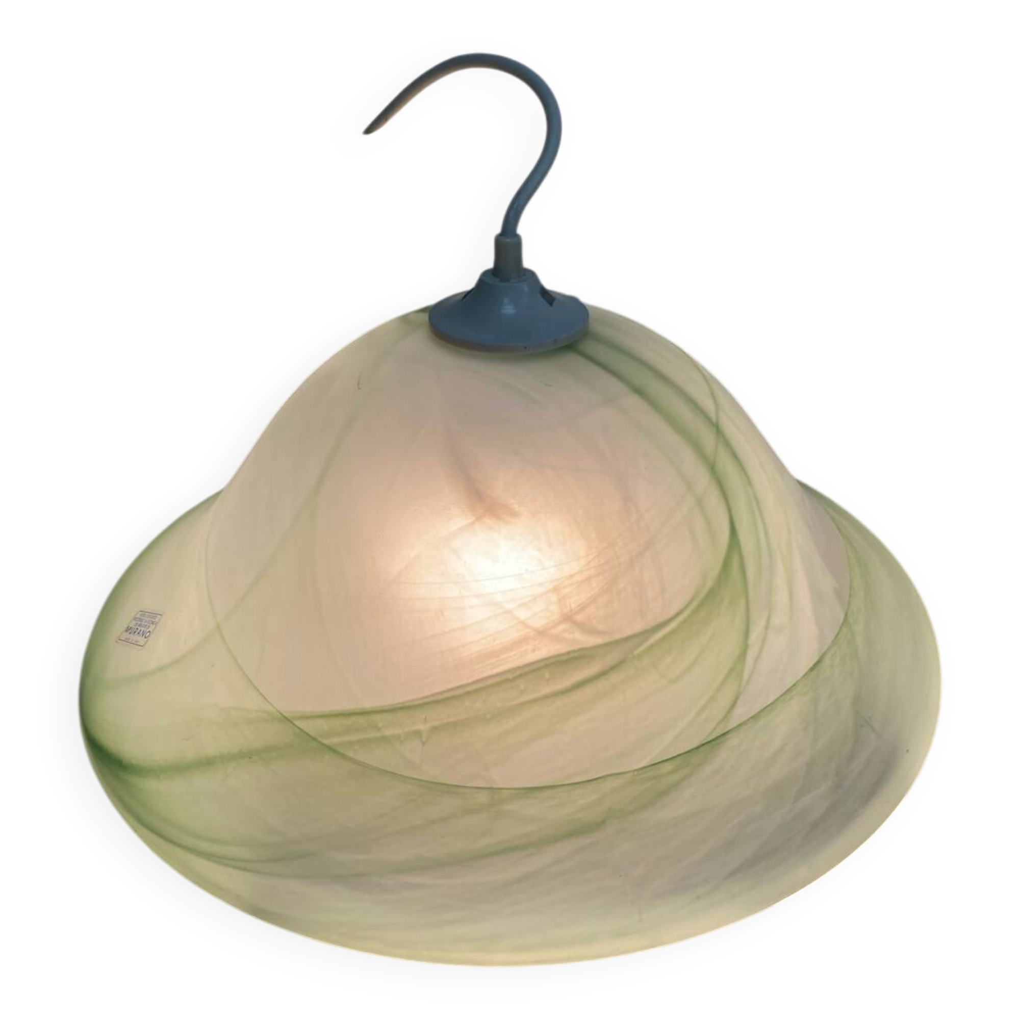 Vintage 80's murano glass pendant light