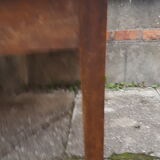 Table basse table de ferme brute
