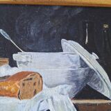 Oil on canvas, still life
