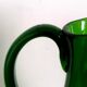 Duo de carafes en verre Empoli vintage
