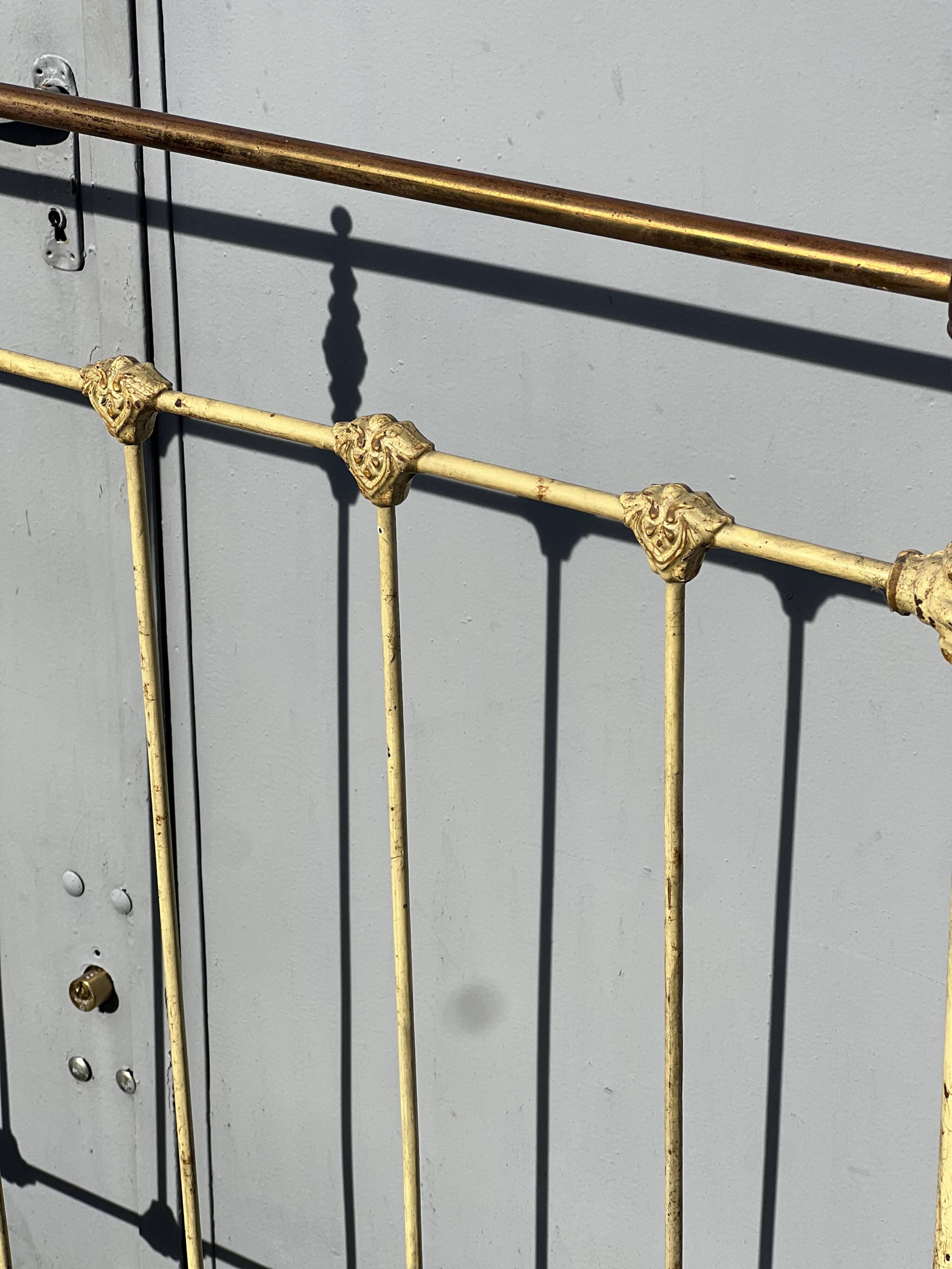 WROUGHT IRON BED 1900