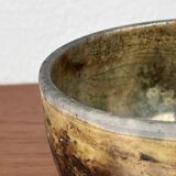 Mid-century modern Danish studio pottery bowl by Sussie Herold, 1960s.