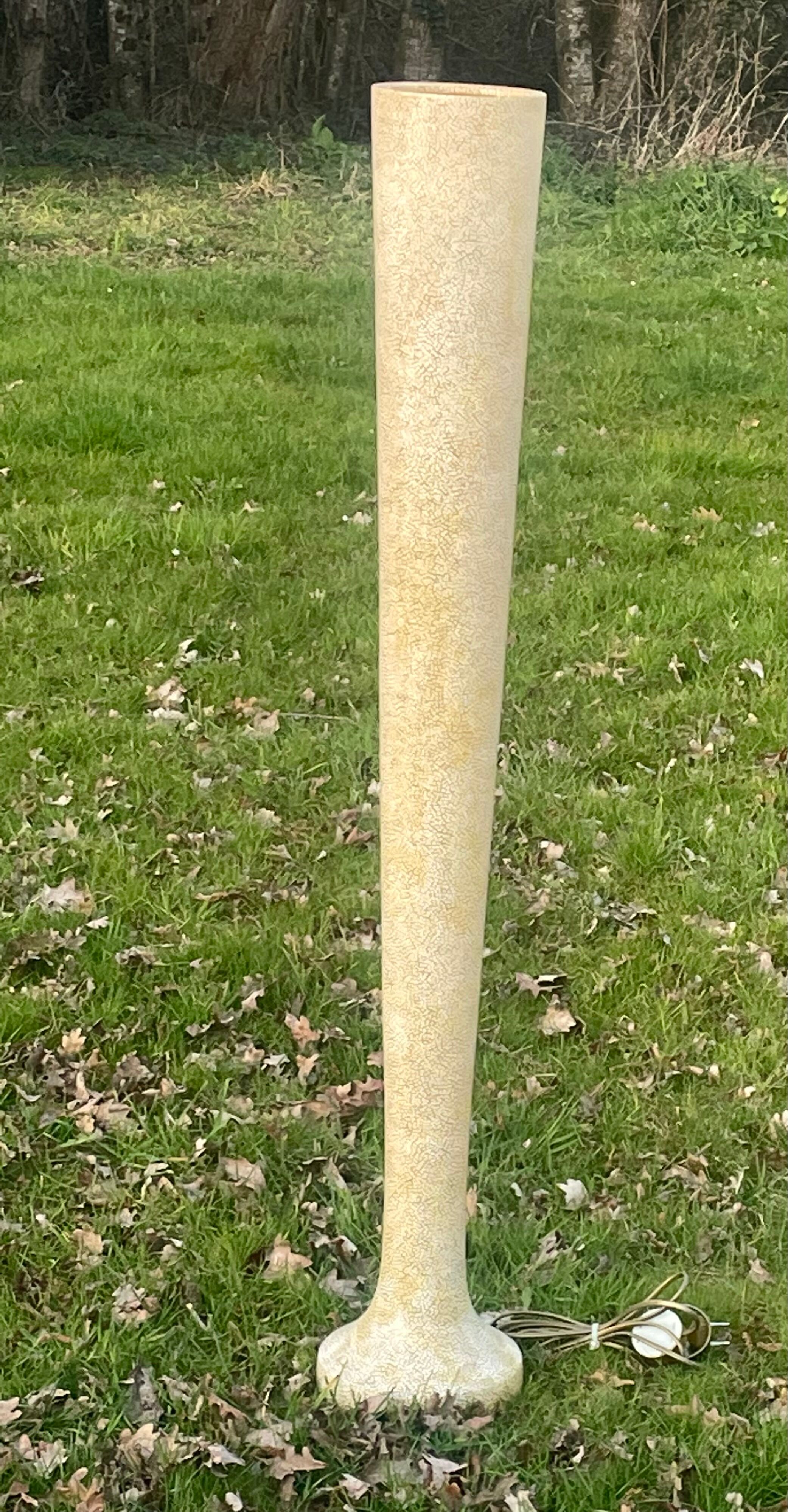 Atmosphere lamp, Italian design exhibition model, fiberglass circa 1970 - 121 cm