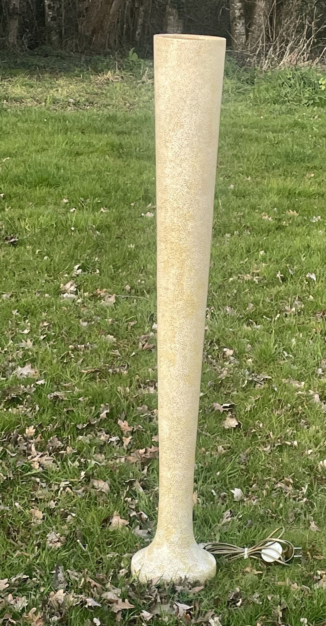 Atmosphere lamp, Italian design exhibition model, fiberglass circa 1970 - 121 cm