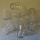 Set of 11 glasses decorated with "beading" decoration