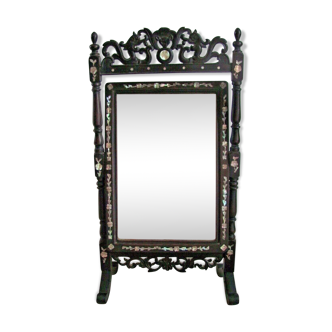 Swivel Mirror - Indochina 19th 33x61cm