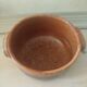 Old terracotta casserole