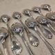 12 silver-plated dessert forks by Christofle Marly, 18.8cm