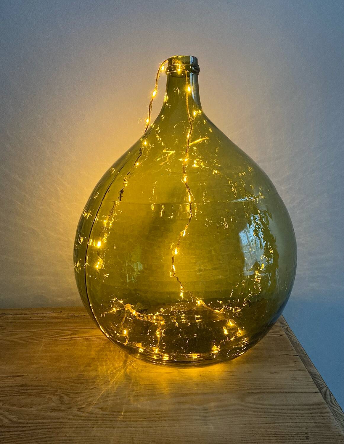 Olive green demijohn 30L