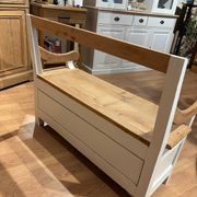 Redesigned wooden bench