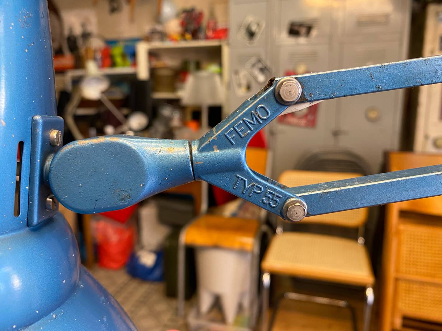 Febo 55 Scandinavian design architect desk lamp, vintage 70s