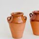 Pair of terracotta amphora vases