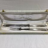 Christofle – silver metal crossed ribbon cutting service