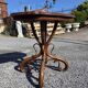 Thonet No. 1 curved wooden side table from the 19th century.