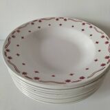 Assiettes Céranrd Saint Amand modèle star