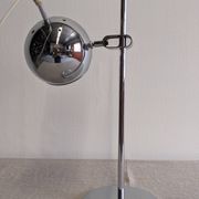 Chrome eye ball lamp, space age, Germany circa 1970.