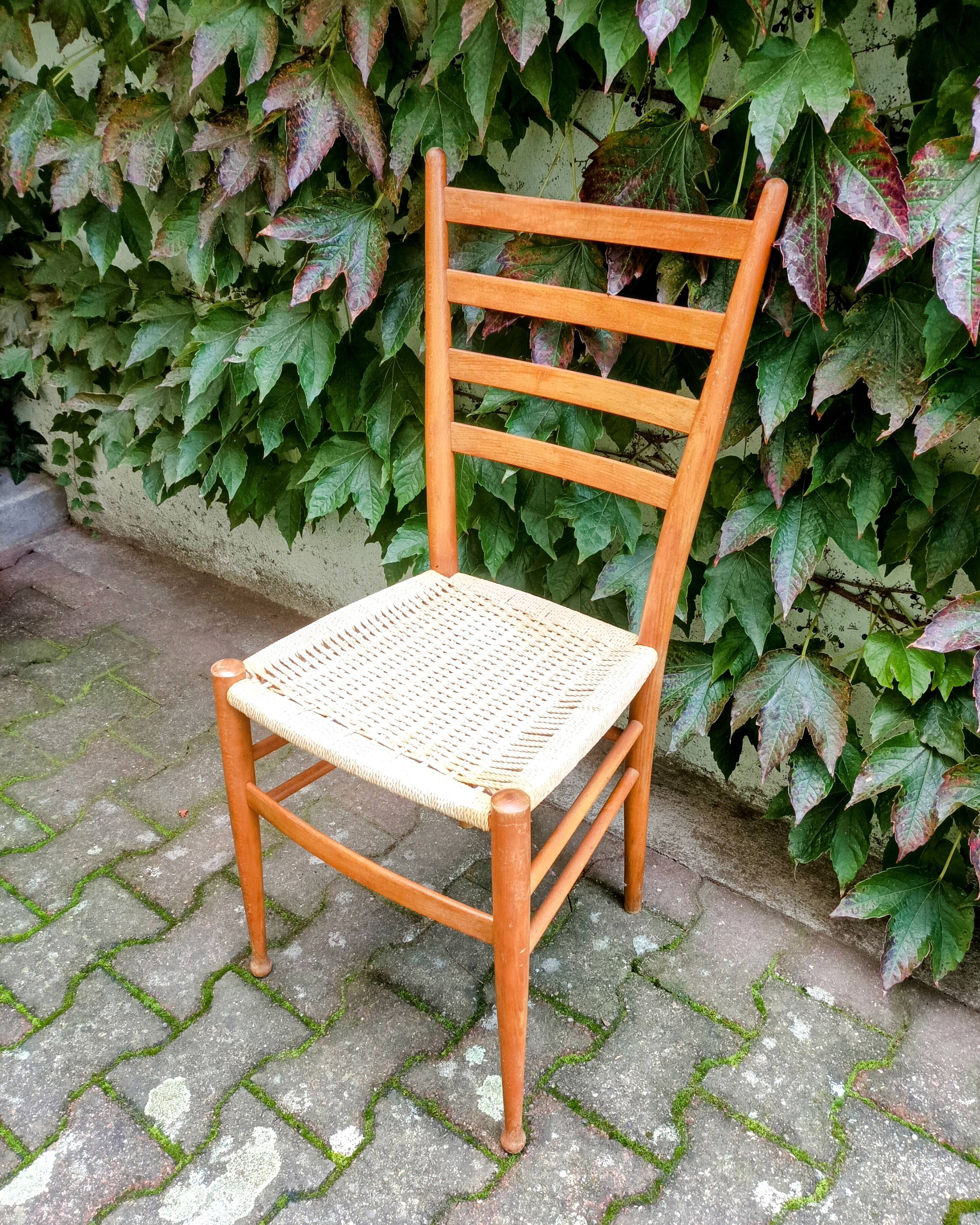 Spinetto rope chairs by Chiavari