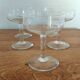 5 guilloche champagne glasses from the 1920s