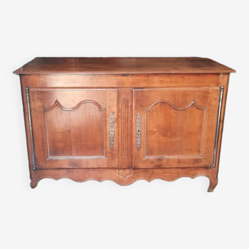 Old low sideboard in cherry wood