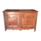 Old low sideboard in cherry wood