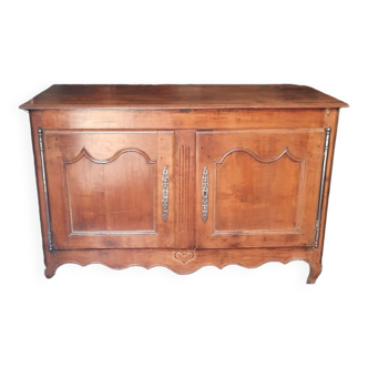 Old low sideboard in cherry wood