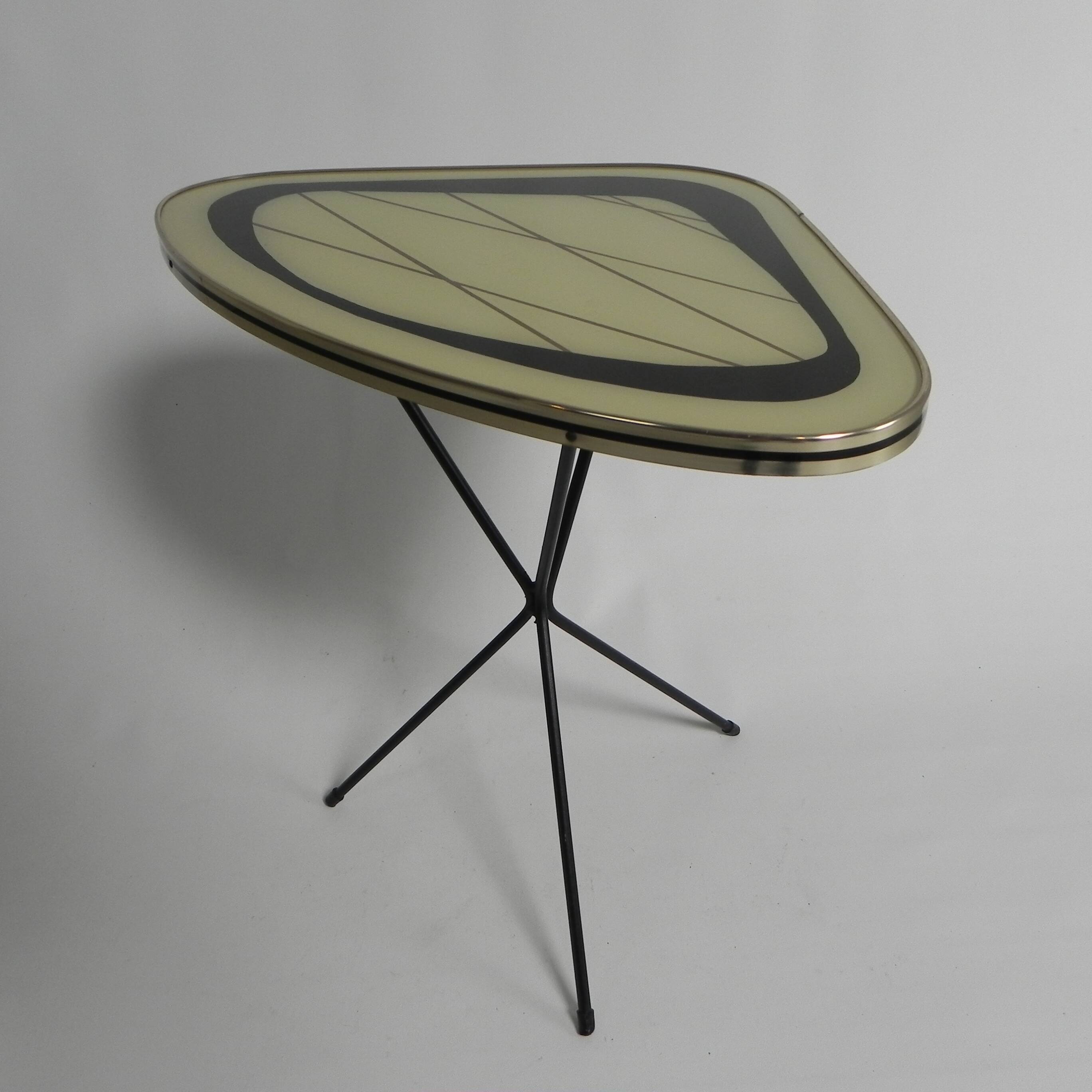 Erdal side table with three legs, 1950s