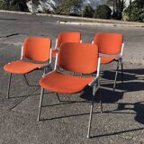 Chaises DSC 106 par Giancarlo Piretti pour Castelli
