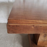 Walnut art-deco table