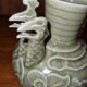 Double-headed vase reproduction in celadon ceramic, Song Dynasty, Guimet Museum.