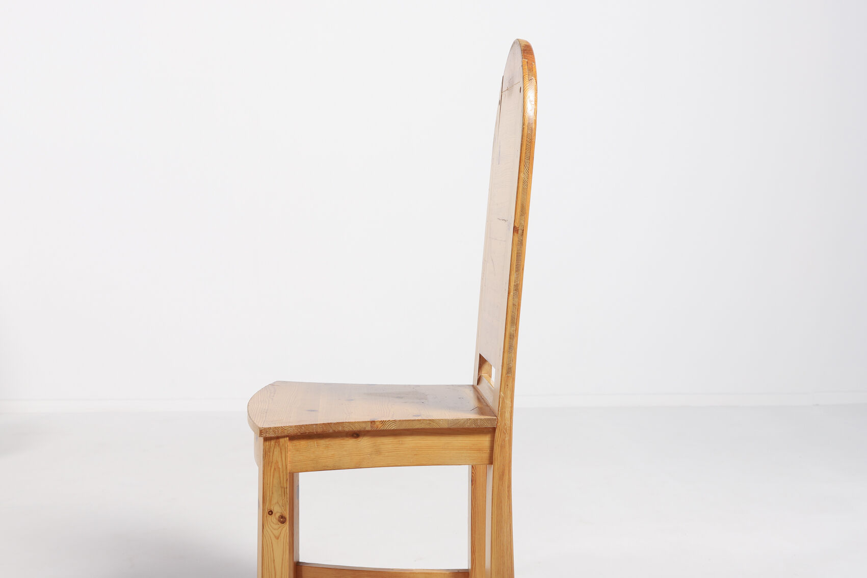 Set of 6 Swedish solid pine chairs by Sven Larsson Möbelshop