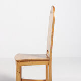 Set of 6 Swedish solid pine chairs by Sven Larsson Möbelshop