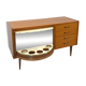 Fineer dressoir met draaibare bar en lades, barkast