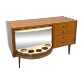 Buffet, meuble bar en bois laqué, 1950-60